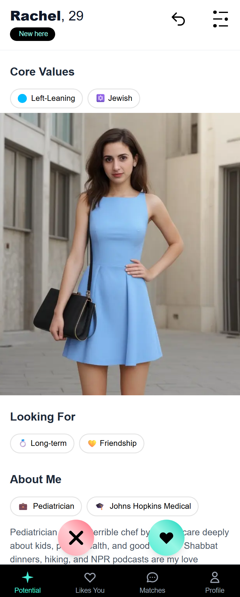 Left-Leaning profile