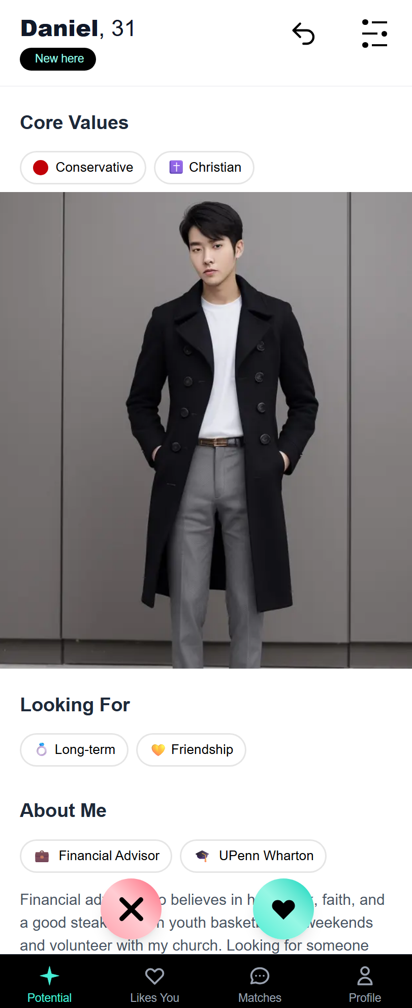 Right-Leaning profile